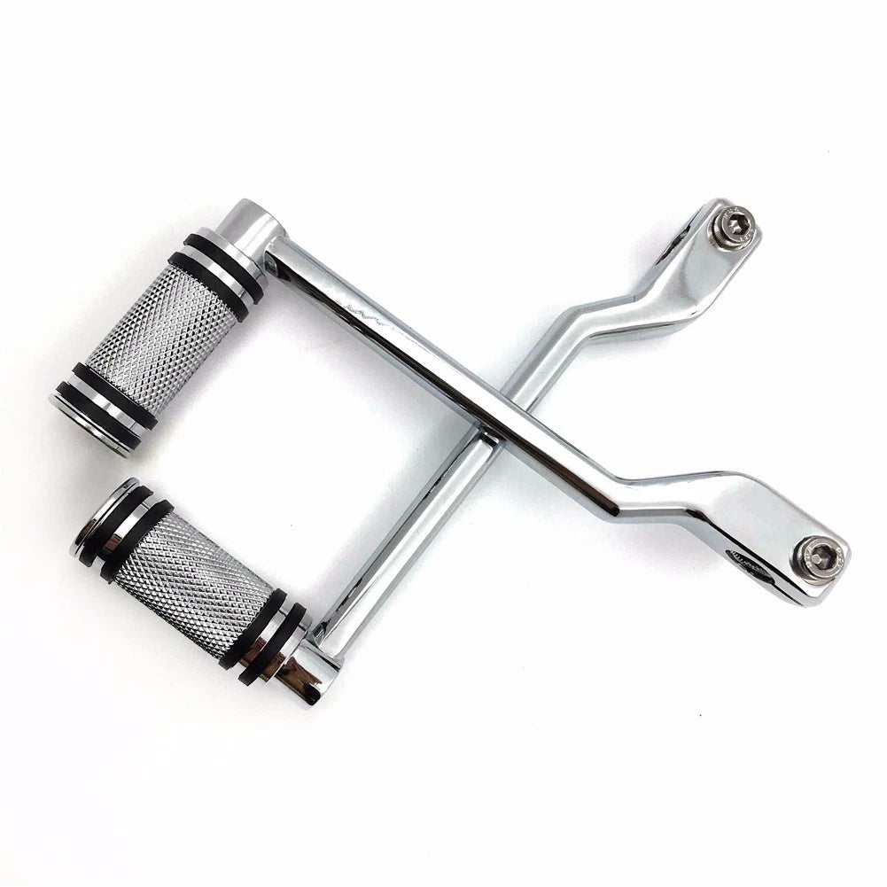 Chrome Heel Toe Shift Lever w/ Shifter Pegs for Harley Fat Boy (2000–2023)