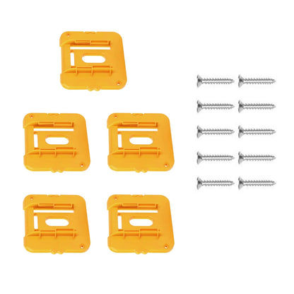 5X Battery Rack Holder for DEWALT 14.4-18V (Wall Mount)