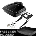 Chopped Trunk Backrest Mount Rack Docking Kit for Harley Fatboy FLSTF (2008–2016)