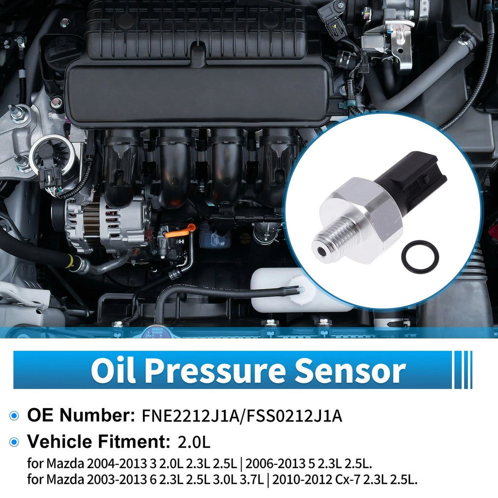 Engine Oil Pressure Sensor Replacement for Mazda 3 2.0L 2.3L 2.5L (2004–2018)