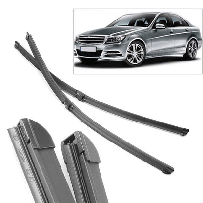 Set of 2 Front Windshield Wiper Blades for Mercedes Benz C-Class W204 (2009–2012)