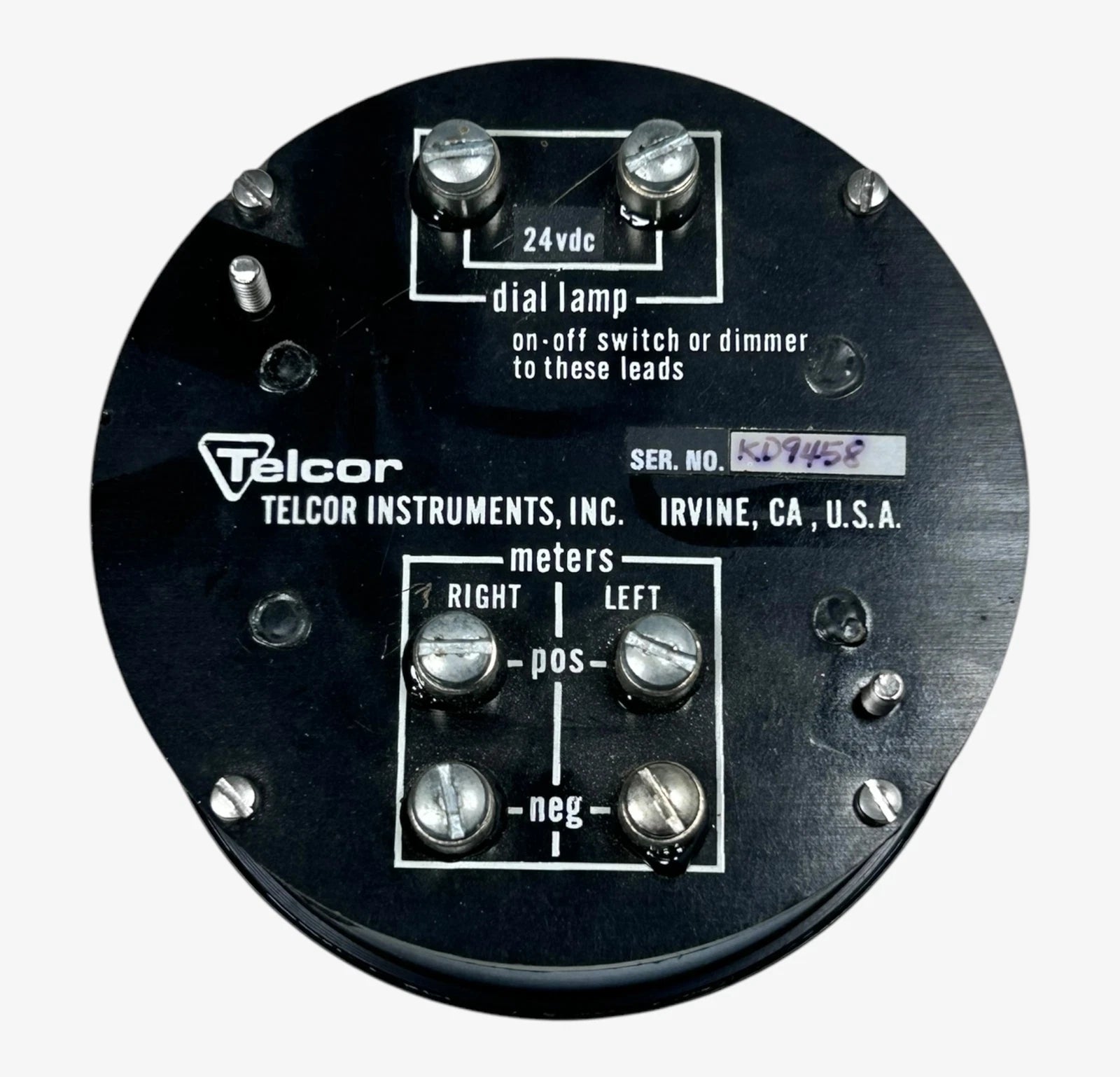 Marine Exhaust Temperature Dial Gauge for Telcor Instruments (24V)