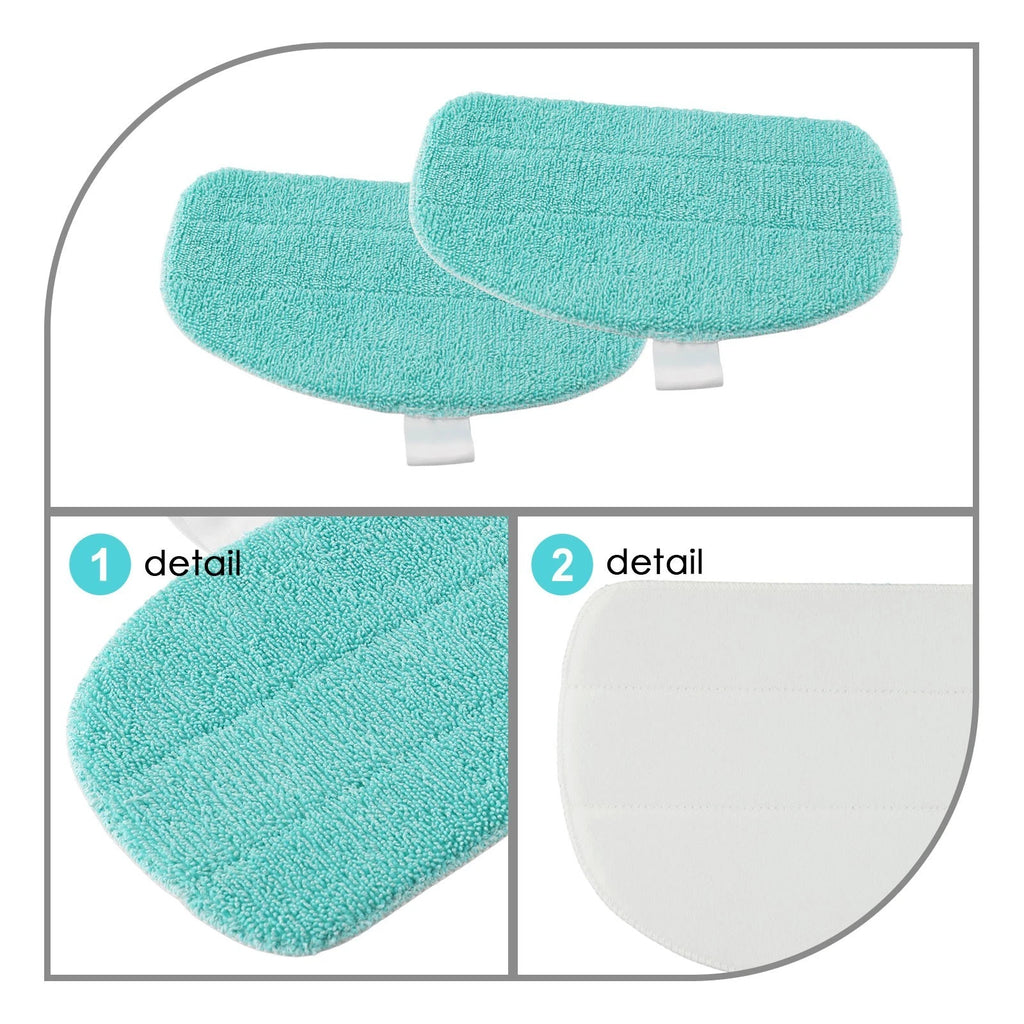 Microfiber Replacement Pads for Leifheit ForCleanTenso Power 2.0 (2018–2023)