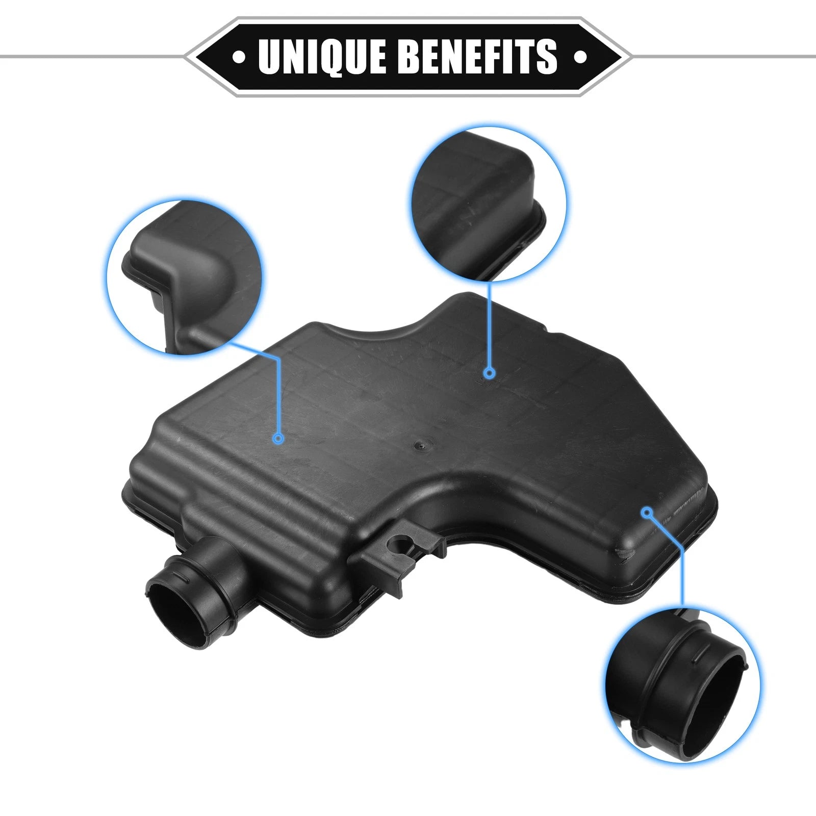 Air Intake Lower Resonator for Honda CR-V 2007-2009 OEM Replacement Black