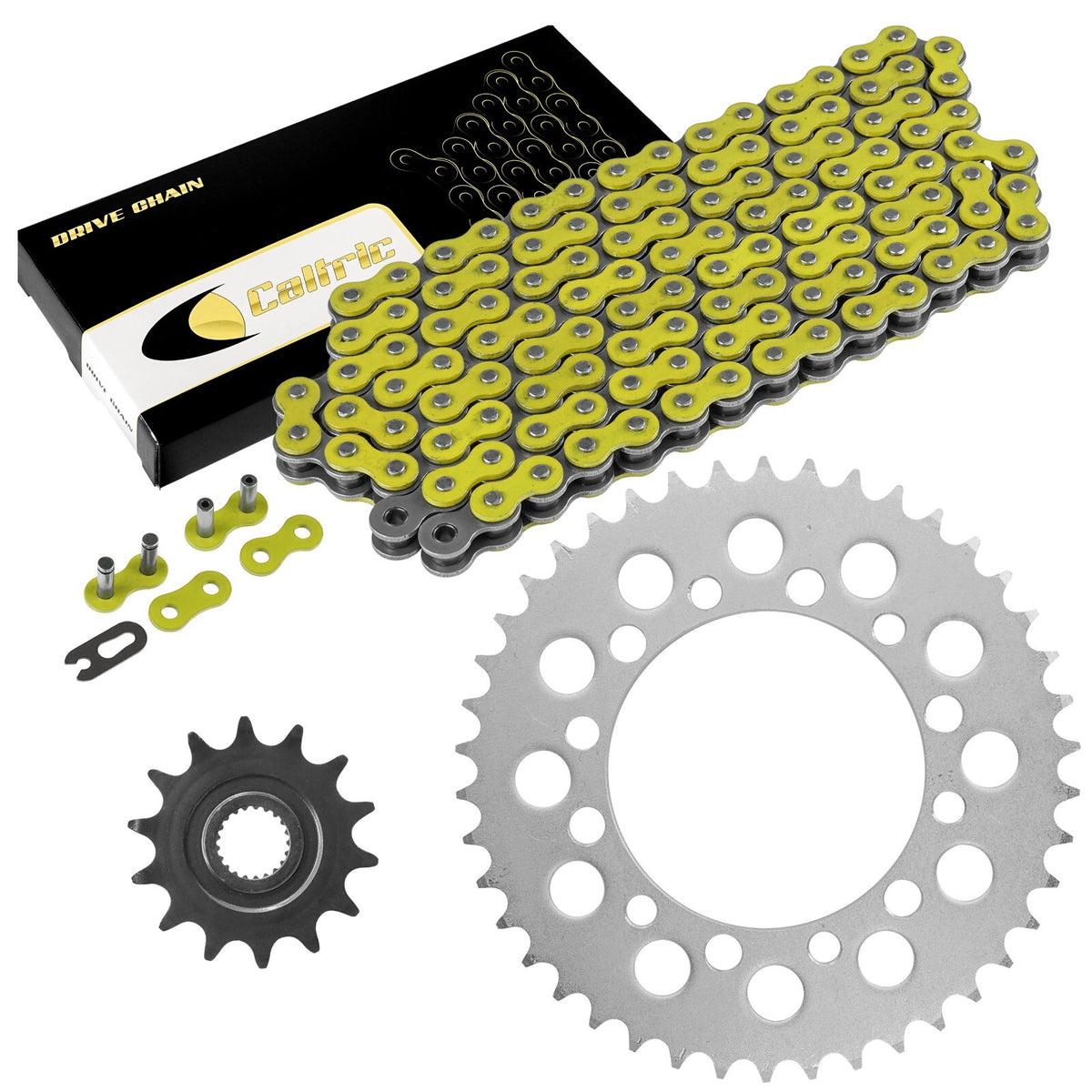 Drive Chain and Sprockets Kit Replacement for Honda TRX200 Fourtrax (1990–1997)