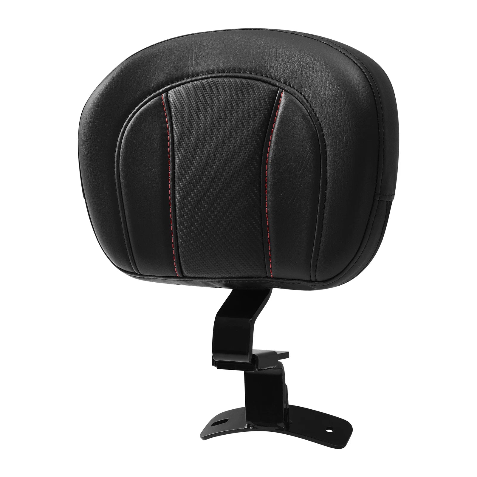 Front Rider Driver Backrest Pad for Harley Touring Glide (2009–2023) Black Red