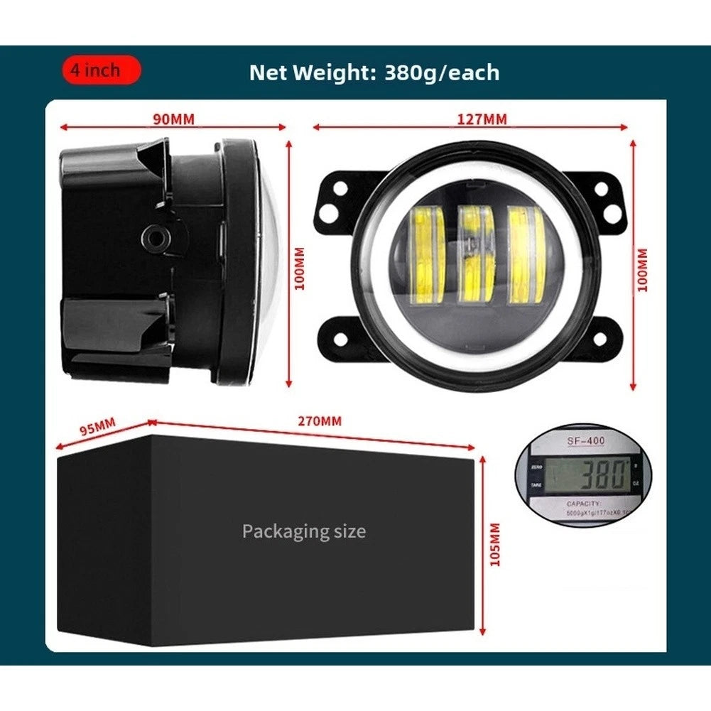 4 Inch LED Fog Light for Offroad Vehicles (Fits )