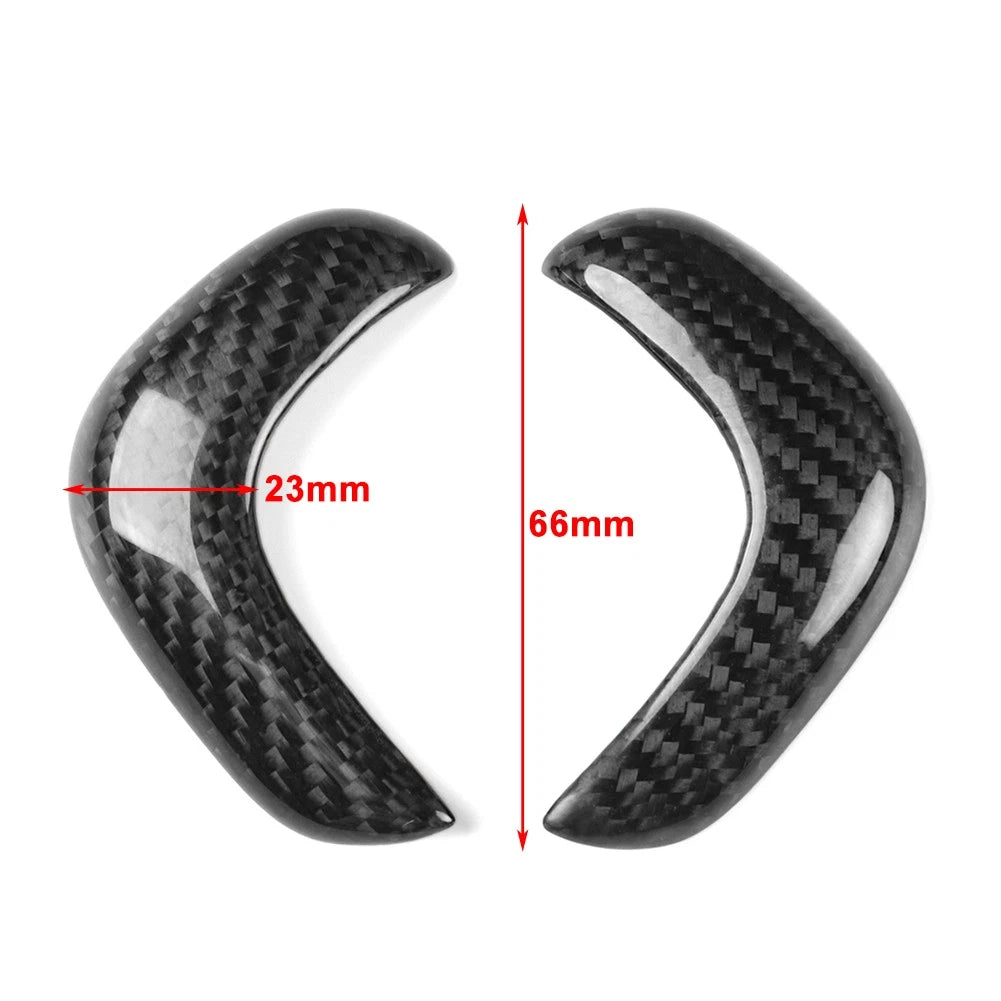 2Pcs Gear Shift Knob Cover Trim for Nissan GTR R35 (2017–2022)