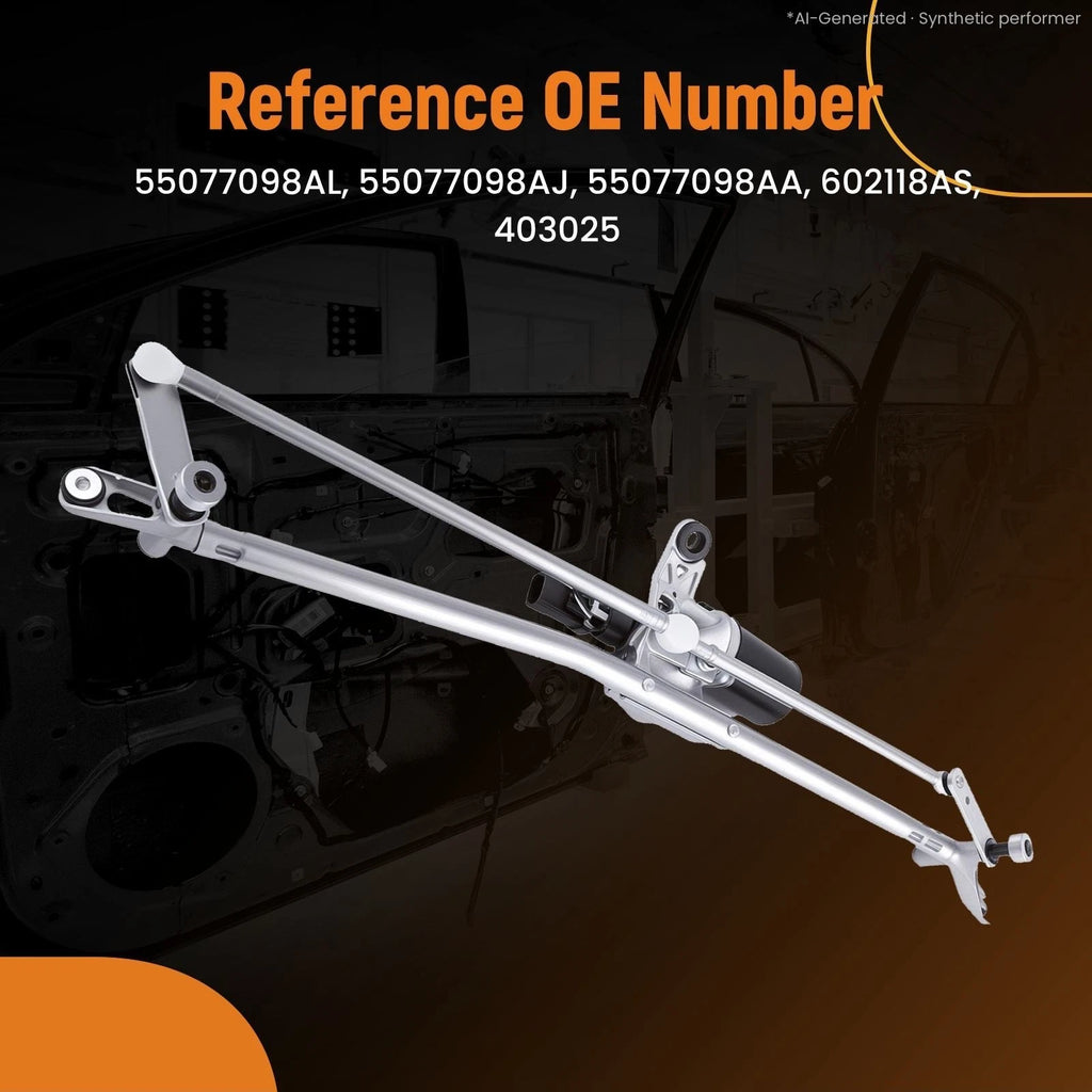 Windshield Wiper Linkage Assembly for Dodge Ram 1500-3500 (2005–2010) 4 Pins