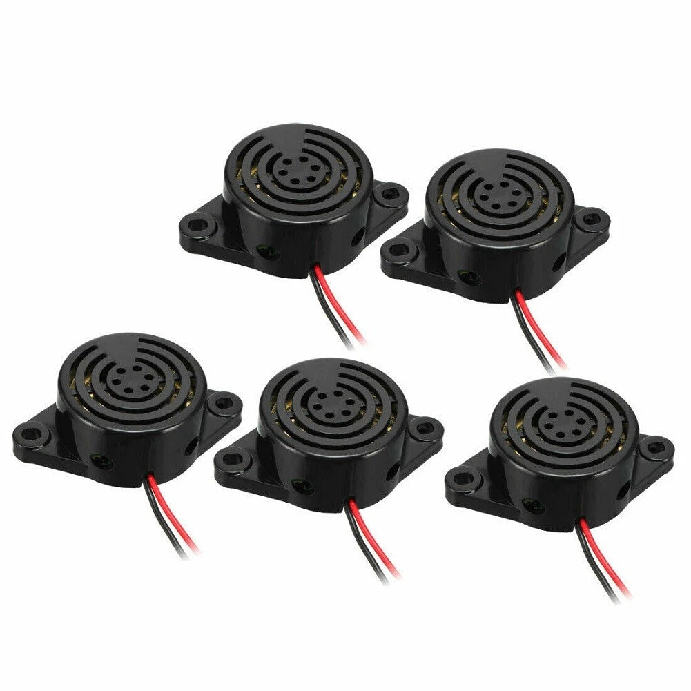 5Pcs DC3V-24V 100dB Electronic Buzzer Alarm Ringer Beep Tone