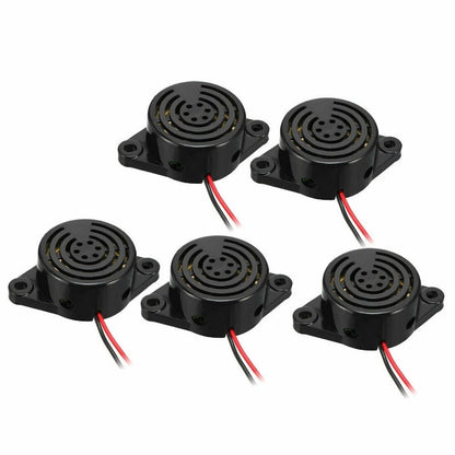 5Pcs DC3V-24V 100dB Electronic Buzzer Alarm Ringer Beep Tone