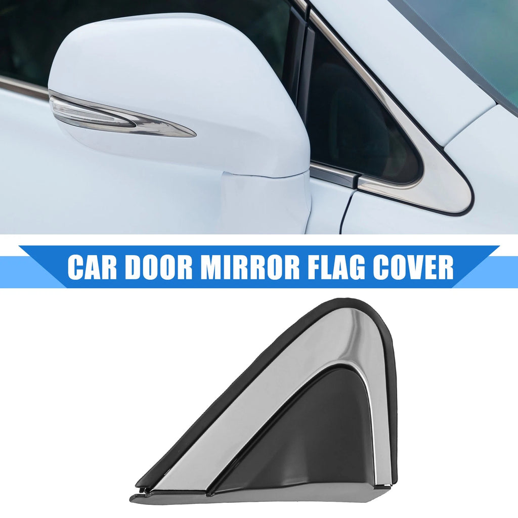 Door Mirror Flag Cover Front Right Side for Honda CR-V 2012–2016 Black