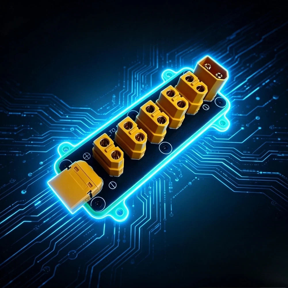 5-Way Power Distribution Board 50A for RC Models Boats Drones