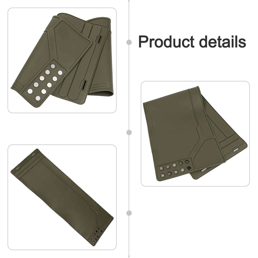 Non Slip Cleaning Mat with Magnetic Dots for Efficient Workspace