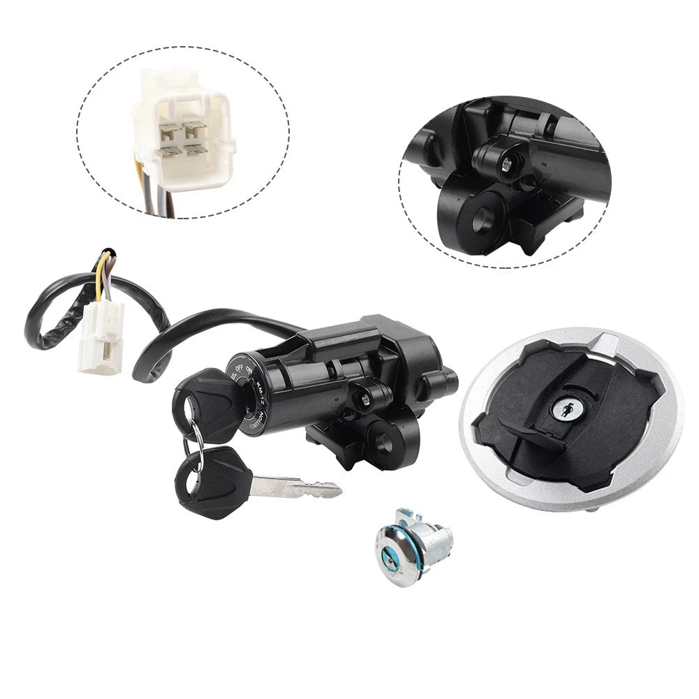 Ignition Switch Lock Key Set for Kawasaki Ninja 650 Z650 (2017–2023)
