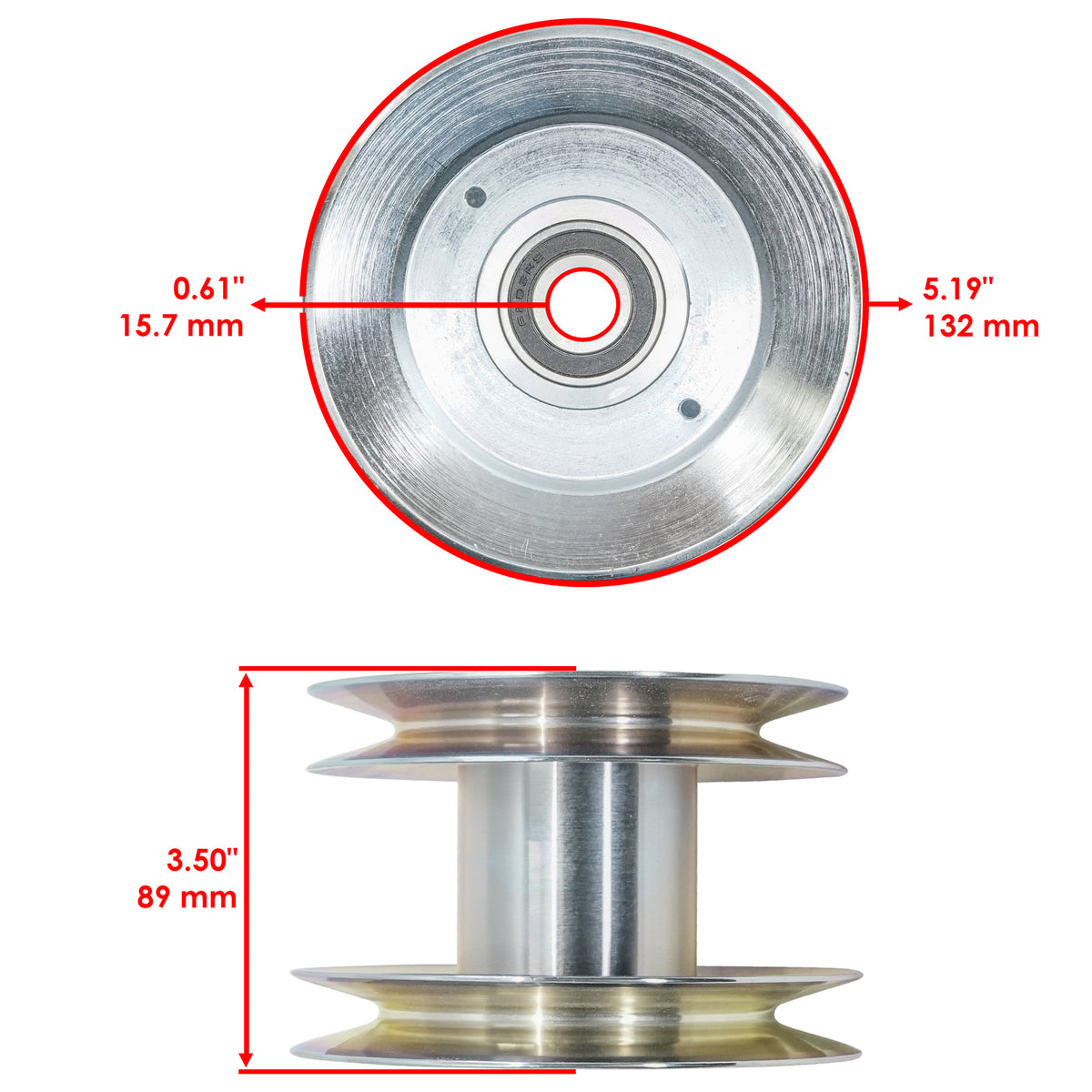 Deck Pulleys Replacement for John Deere X330 X350 X370 X380 (48 in)