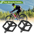 Nylon Bicycle Pedals 14mm Pair for Any Bike (Fits Standard Crank)