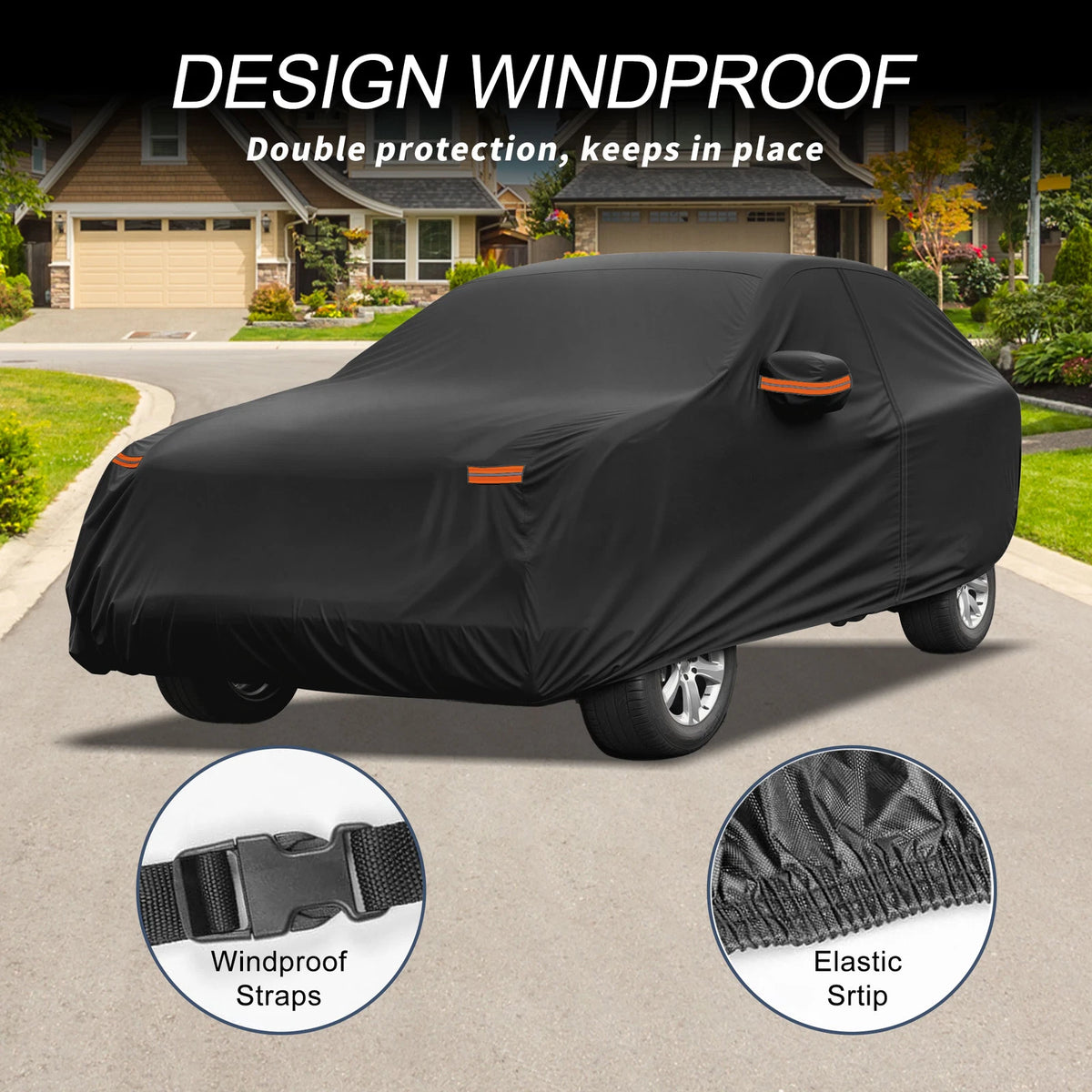 Waterproof 210D-PU Car Cover for Genesis GV70 (2022–2023)