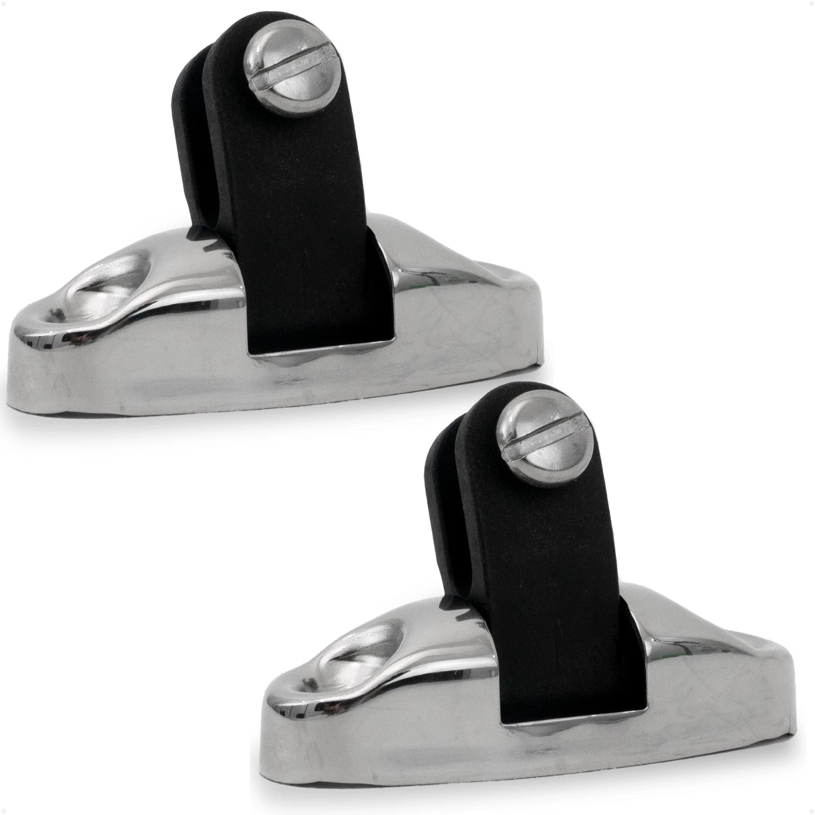 2X Bimini Top Hardware Swivel Deck Hinge for Universal Applications