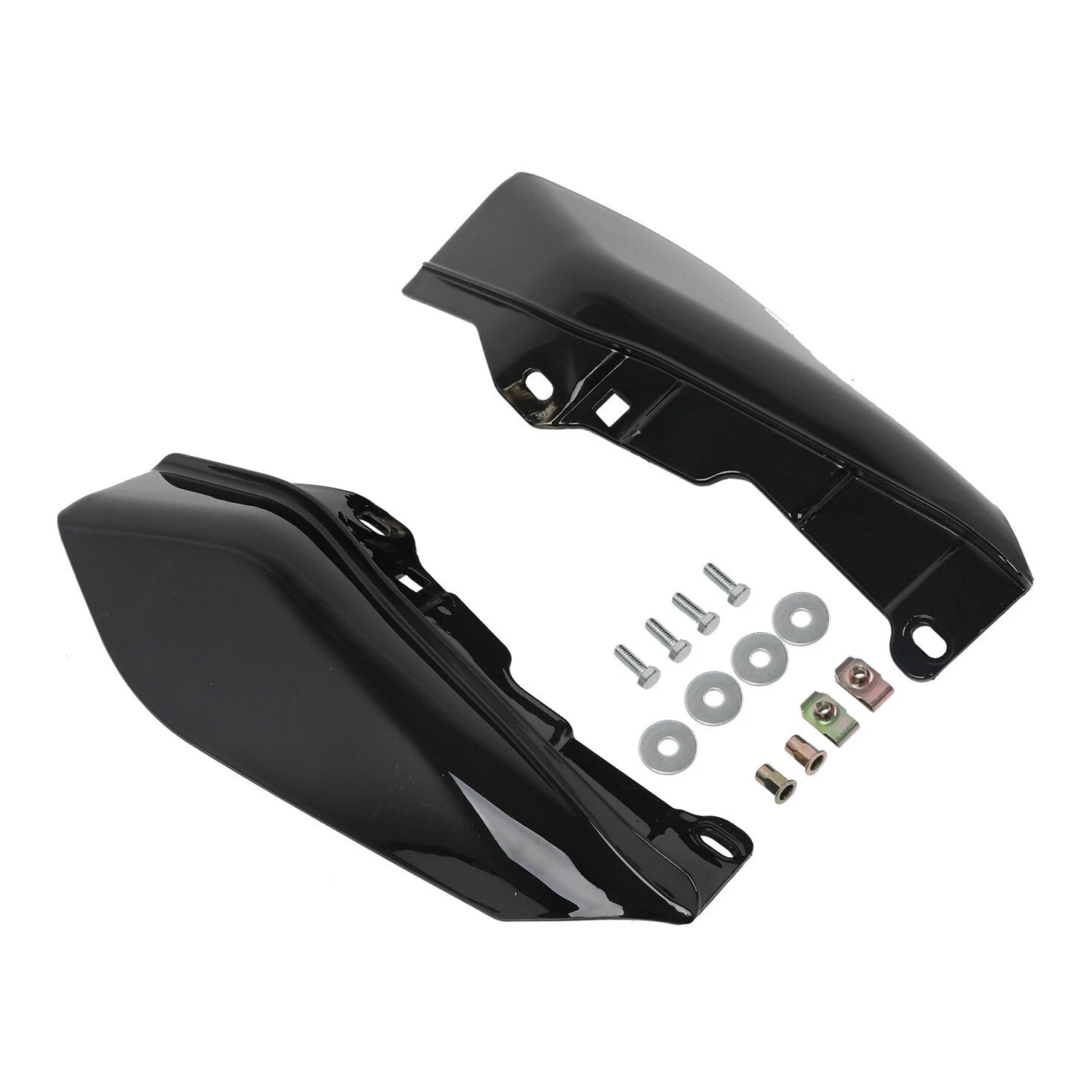 Black Mid-Frame Air Deflectors for Harley CVO Electra Glide (2009–2023)