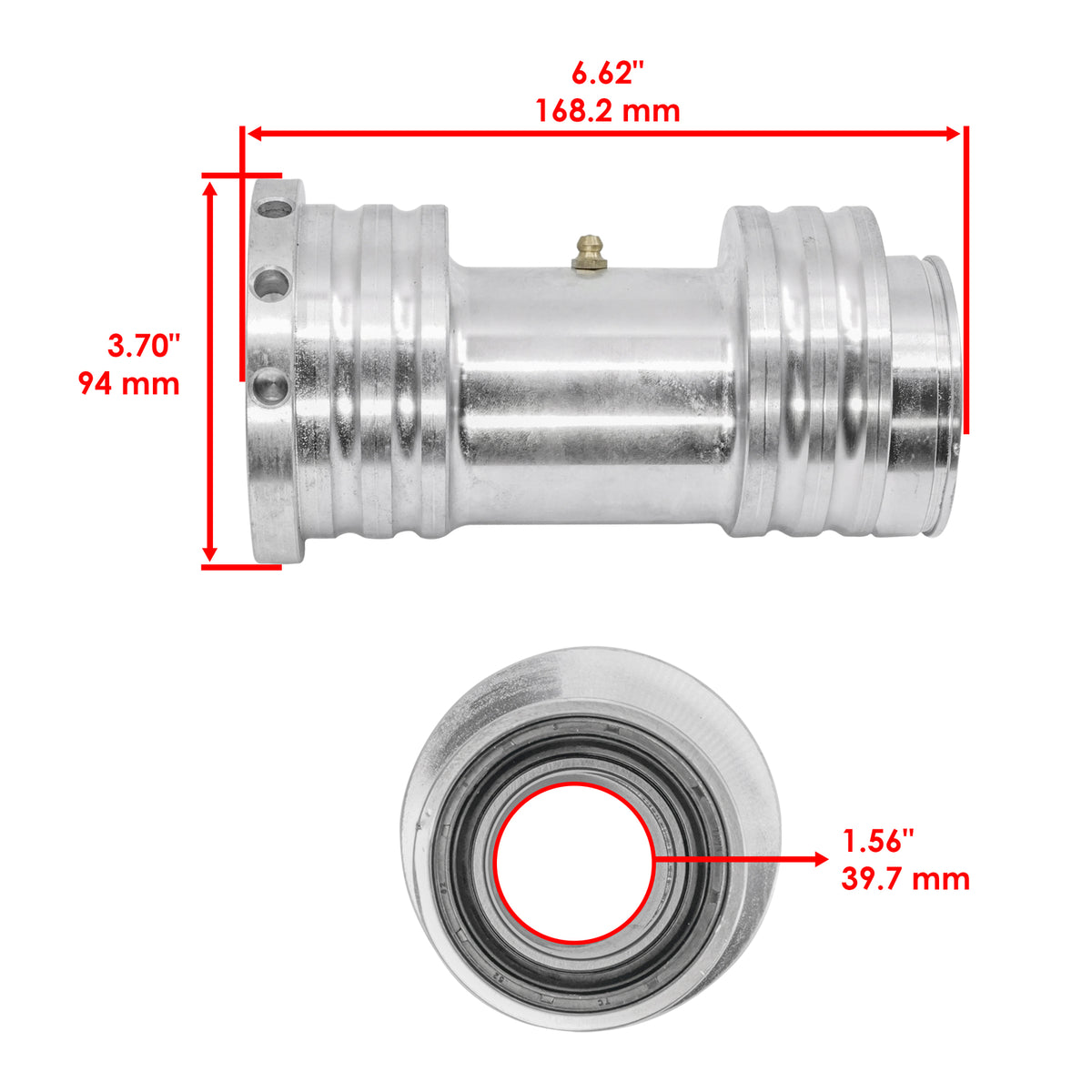 Rear Axle Bearing Carrier Hub Replacement for Honda TRX300X (2009–2009)