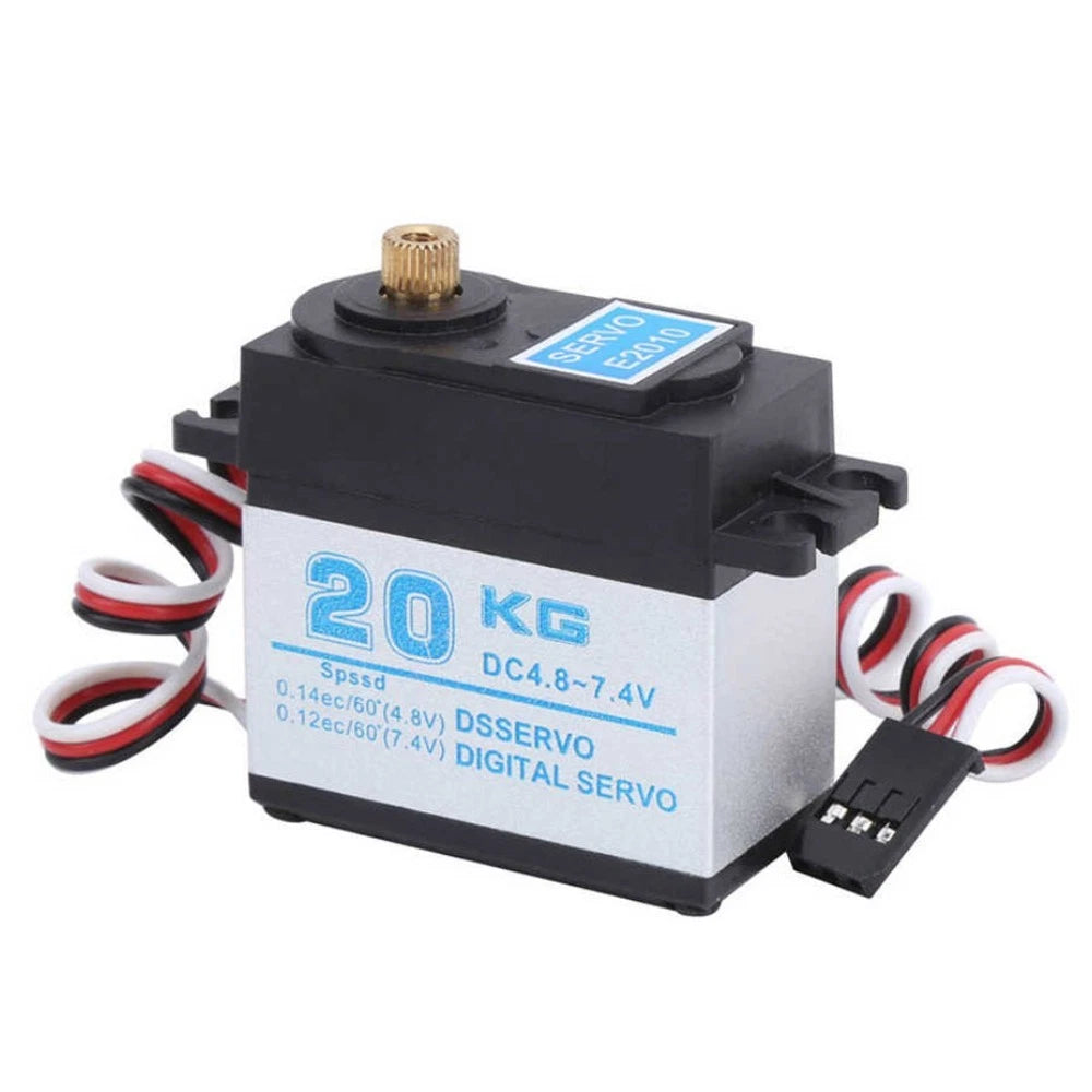 Digital Servo 20KG for 1/8 1/10 RC Car Crawler (4.7-7.4V)