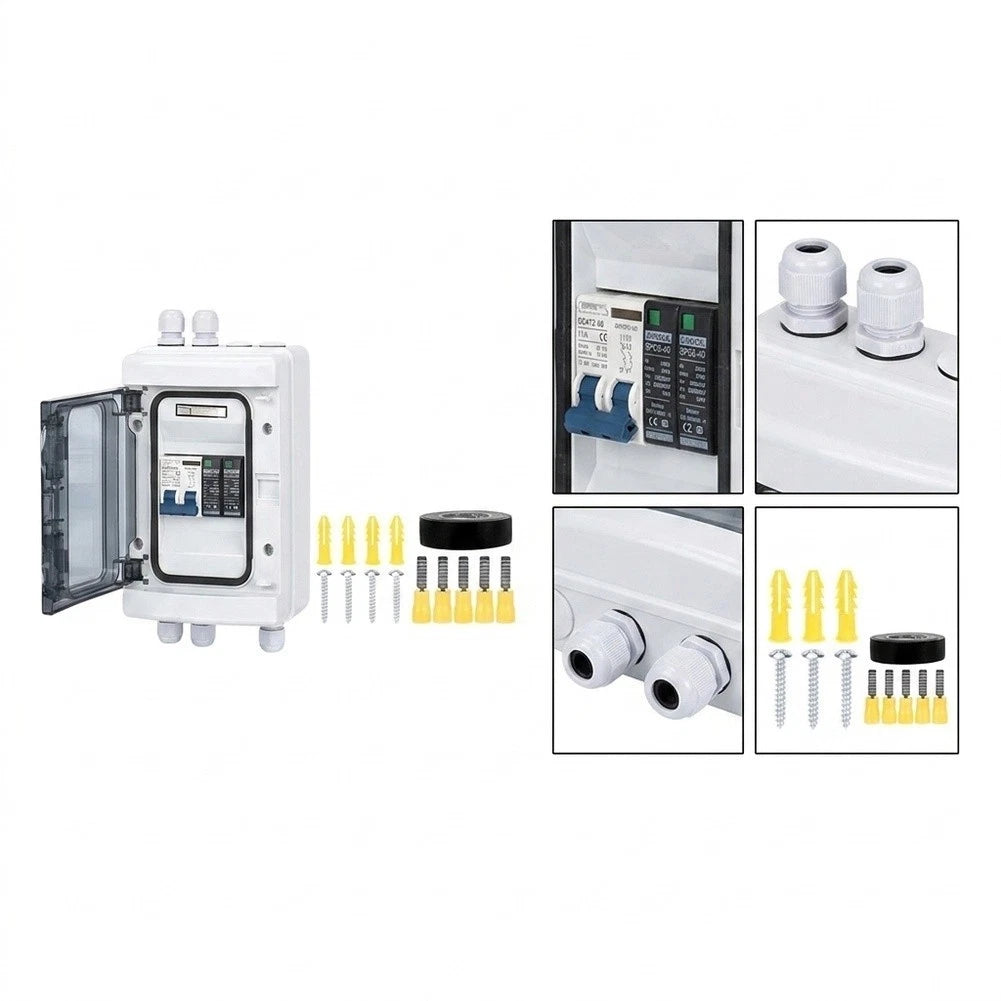 IP65 Solar Combiner Box DC500V 40A for PV Installations