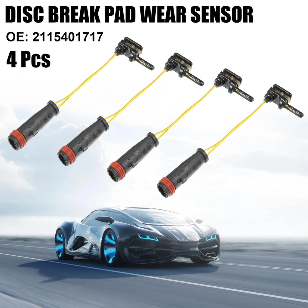 Wear Sensor Front Rear Brake Pads Set for Mercedes Benz CL500 (2003–2011)