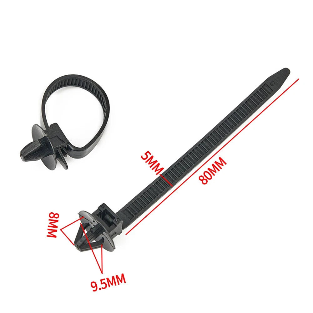 50pcs Zip Strap Kit for Universal Use (Nylon Fasteners)