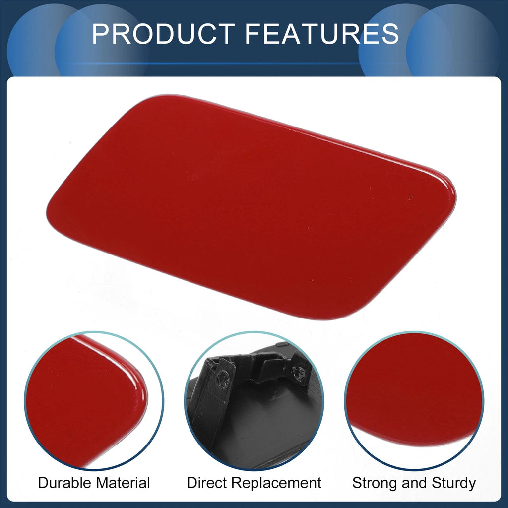 Front Left Washer Nozzle Cover Cap for Audi Q7 (2017–2019) Red
