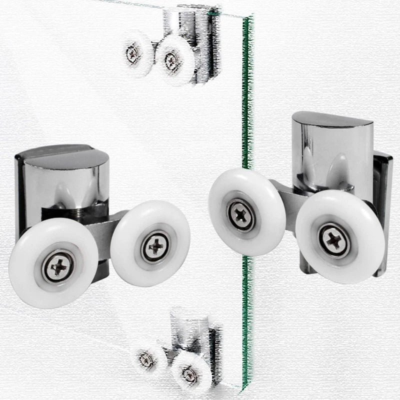 23mm Shower Door Roller Runner for Bathroom (Upper & Lower)