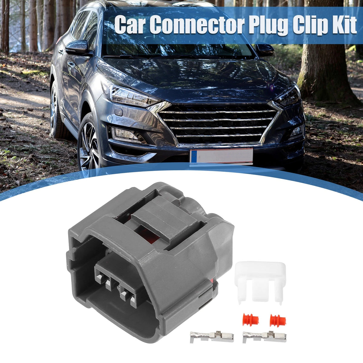 Fuel Injector Connector Adapter Plug Clip Kit for Hyundai (2 Pin) (2000–2015)