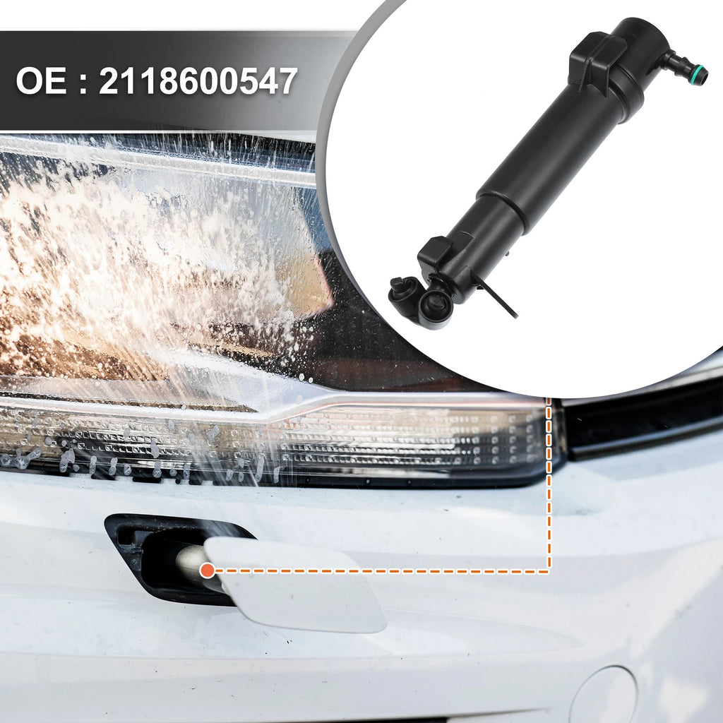 Headlight Washer Nozzle Front Right Replacement for Mercedes-Benz E500 (2003–2006)