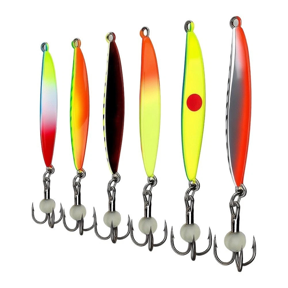 Sturdy Metal Alloy Jig Lure 5.2cm for Deep Water Casting