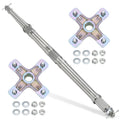 Rear Axle Shaft & Wheel Hubs Kit for Yamaha Raptor 350 YFM350 YFM350R (2004–2013)