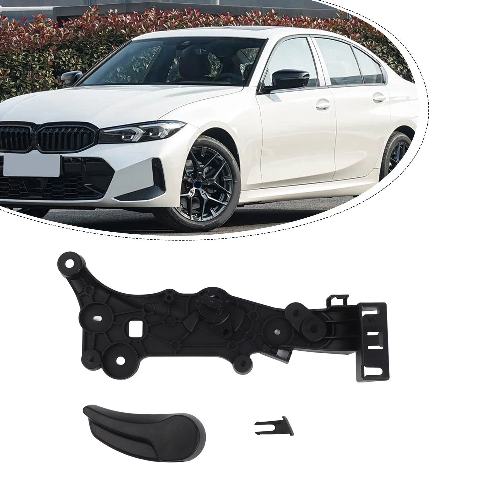 Hood Release Handle Lever Bracket for BMW 5 Series