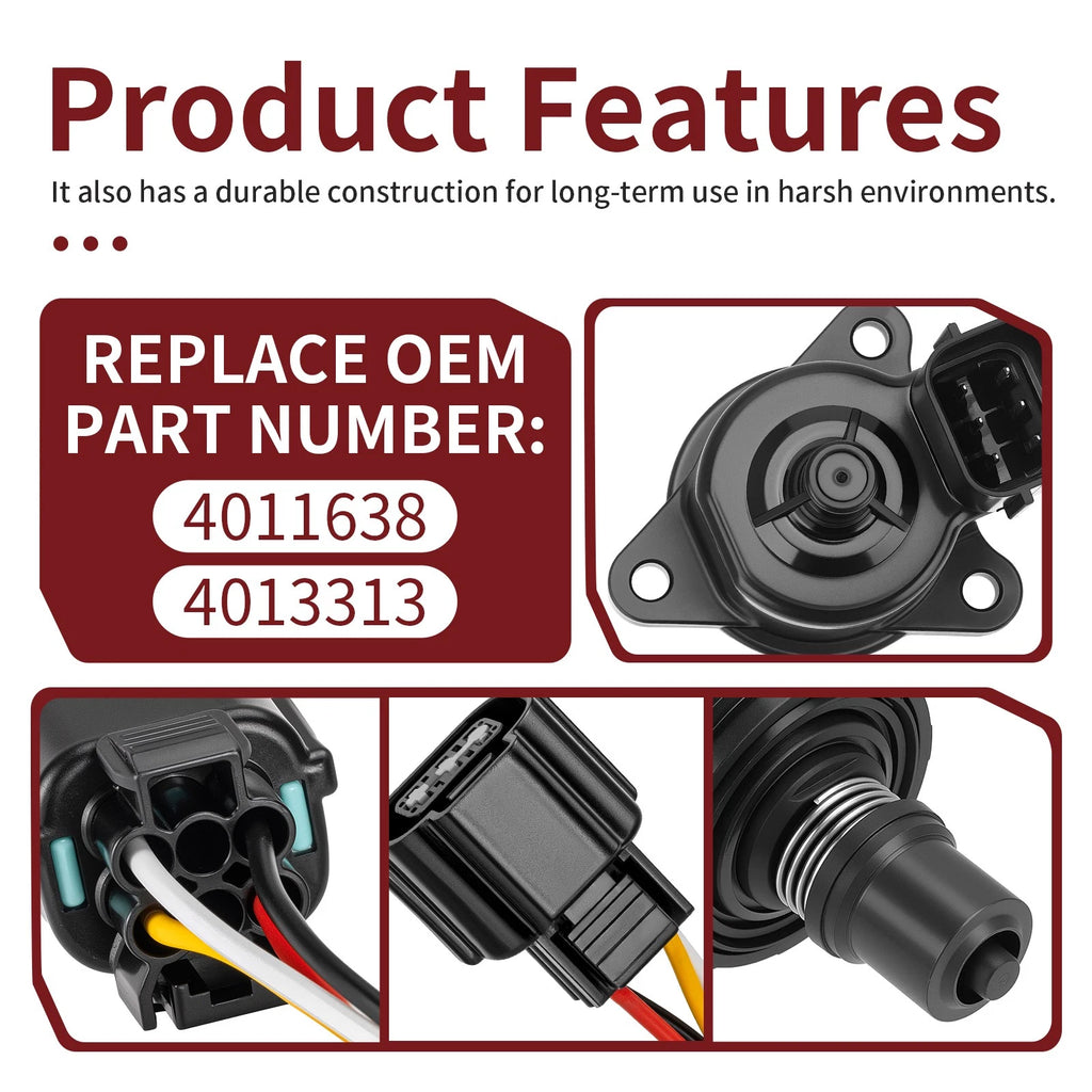 Idle Air Control Valve w/ Harness for Polaris Sportsman 850 XP 1000 (2013–2020)