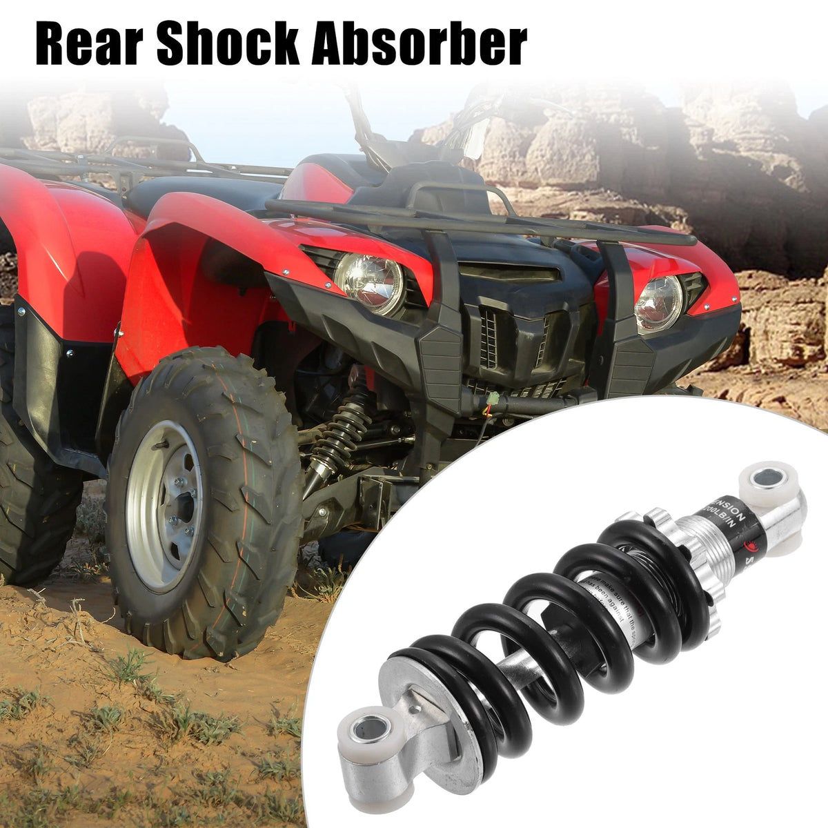Rear Shock Absorber Spring 150mm 1200lbs for Scooter Dirt Bike ATV
