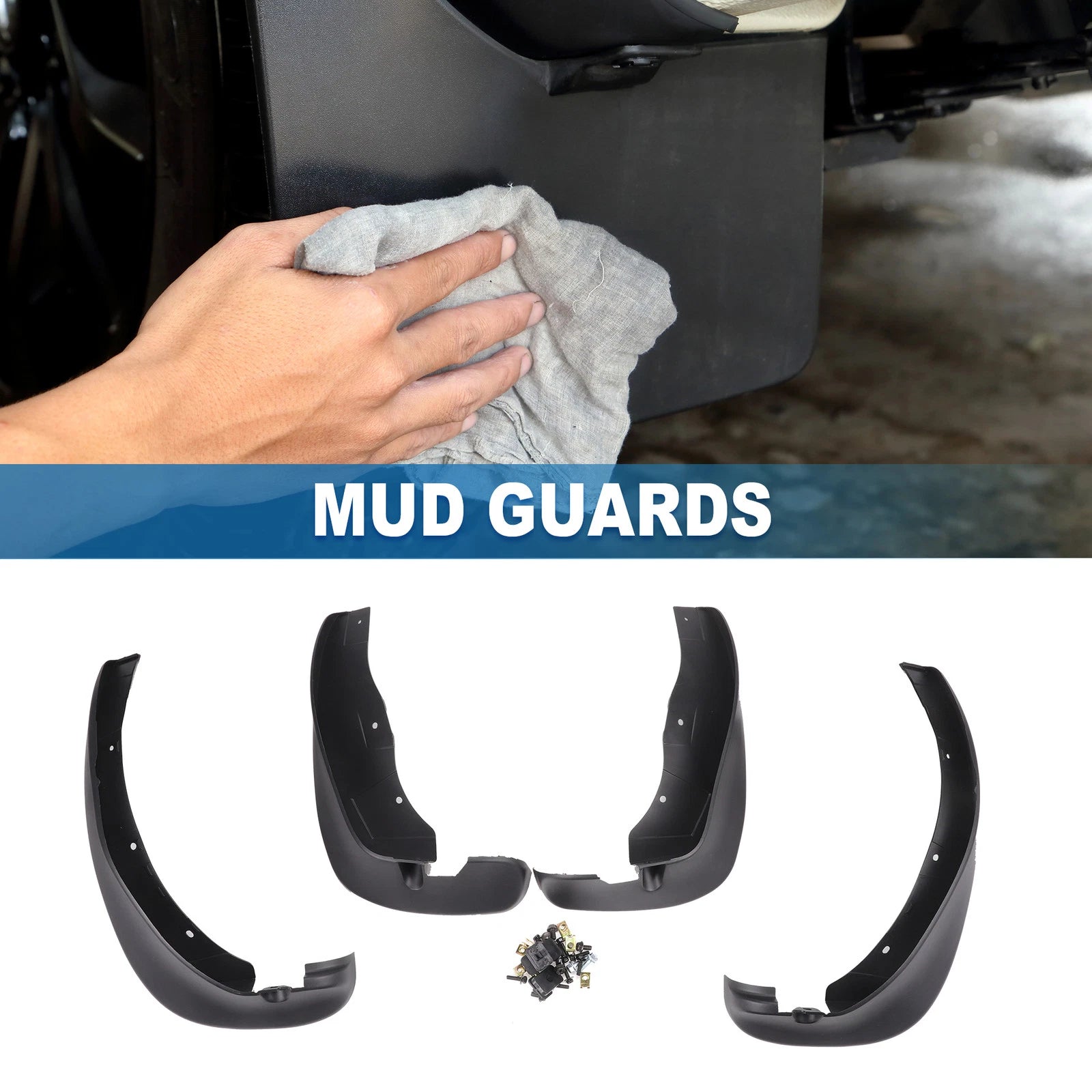 Mud Flap Splash Guard Set for Mazda Miata (1990–1997)