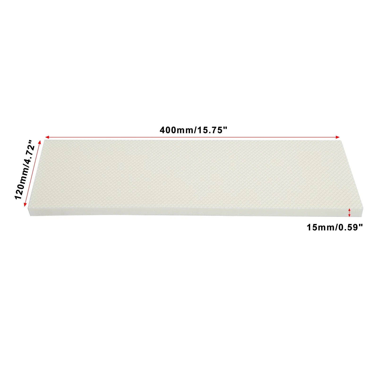 Wall Guard Door Bumper Protector for Auto Garage (400x120x15mm)