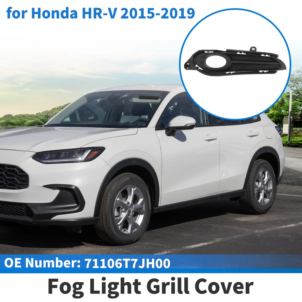 Front Left Fog Light Grill Replacement for Honda HR-V (2015–2019)
