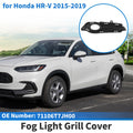 Front Left Fog Light Grill Replacement for Honda HR-V (2015–2019)
