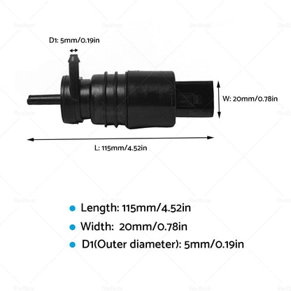 Windshield Washer Pump for BMW E46 318i 320i (1998–2006)
