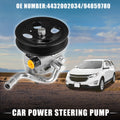 Power Steering Pump with Pulley for Chevrolet Prizm (2001–2002) Black