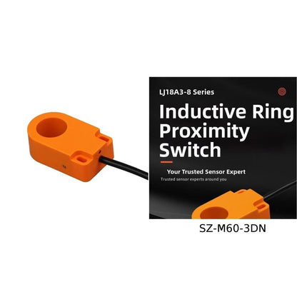 Annular Proximity Switch Sensor for Metal Detection DC 12V 24V