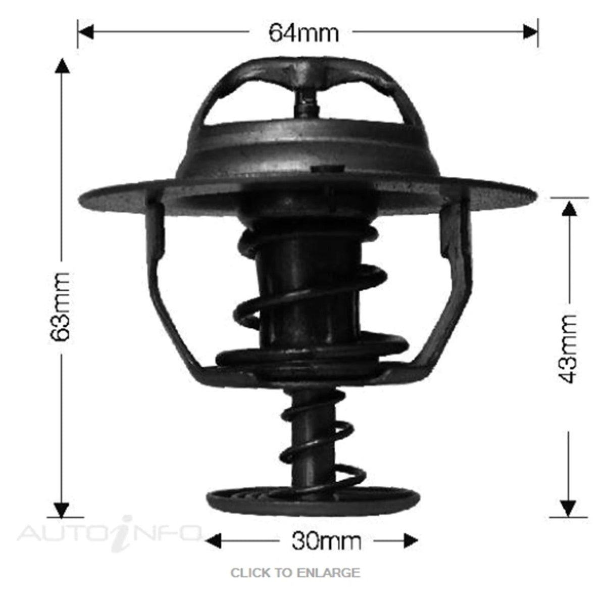 Thermostat for Lexus SC430 (2001–2010) 3UZ-FE V8 4.3L