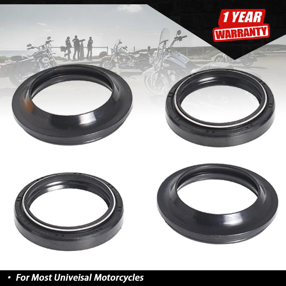 Front Fork Damper Shock Absorber Seal for Motorcycles (41x53x8/10.5)