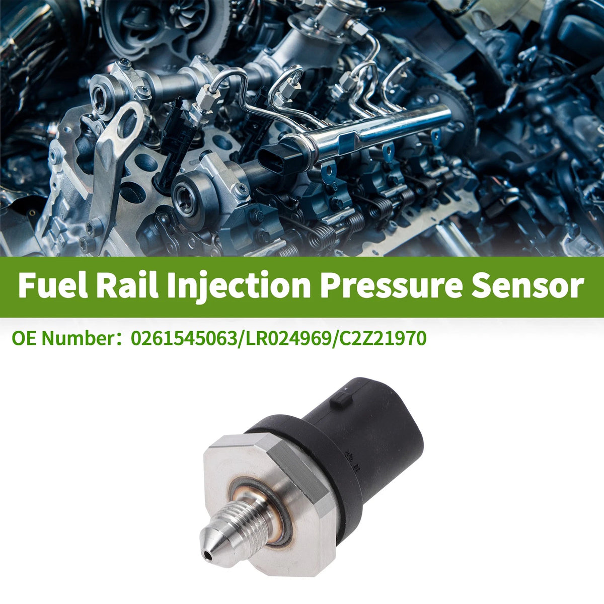 Fuel Injection Pressure Sensor No.0261545063 for Volvo XC60 2.0T (2009–2012)