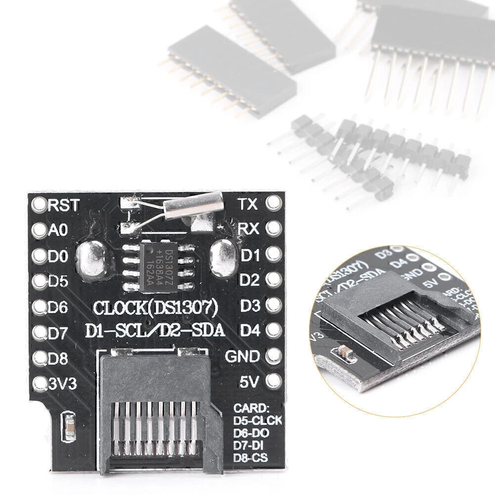 Micro SD Data Logger Shield + RTC DS1307 for Arduino/Raspberry (2015–2023)