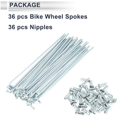 Bicycle Spokes Nipple 130mm Length for 12G Carbon Steel Galvanized